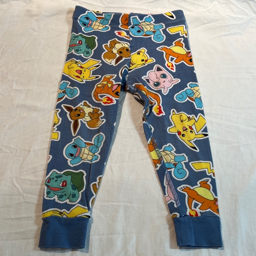 3T H&M Pokémon Blue Pajama Bottoms